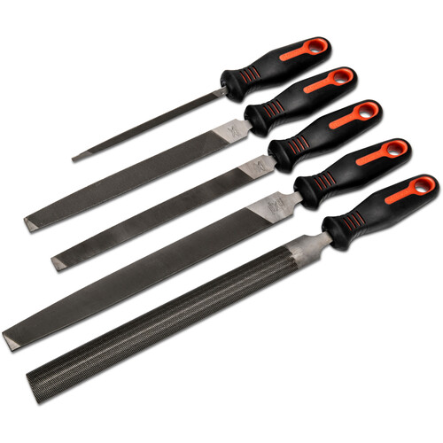 5 Pcs. General Purpose File Set-Ergo Handles